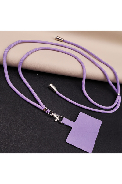 Choice3 Purple Crossbody Lanyard Necklace Strap Universal Mobile Phone Lanyar...