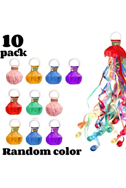Choice6 10pcs Random color 2/15pcs Hand-Thrown Confetti Explosions Paper Popp...