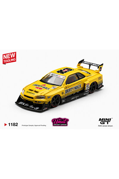 Genel Markalar Nissan LB-ER34 Super Silhouette SKYLINE Sport Yellow