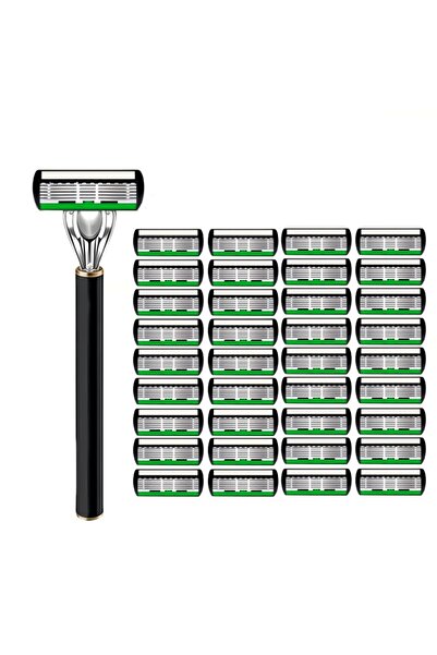 Choice 1handle 36blades High Quality Man Safety Razor Blade 6 Layer German St...