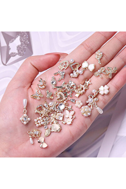Choice 10pcs Mixed 10pcs 3D Exquisite Japanese Alloy Nail Art Charms Luxury K...