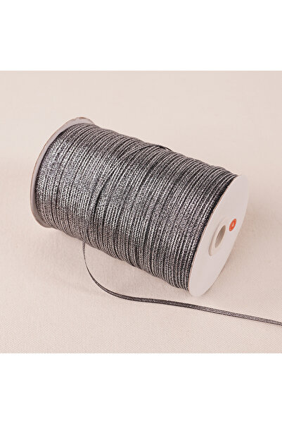 Choice 3mm Glitter black sliver 10meters 3mm Gold Silver Glitter Silk Satin R...