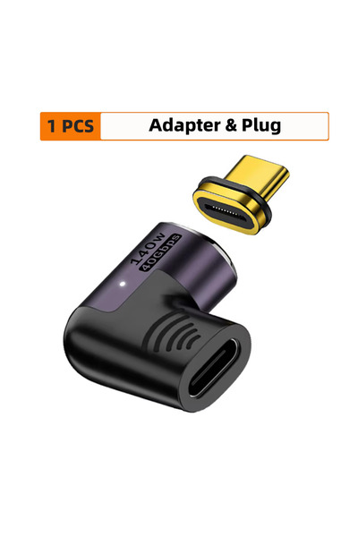Choice4 محول موديل CW قطعة واحدة USB4.0 Thunderbolt3 مغناطيسي USB-C إلى Type-...