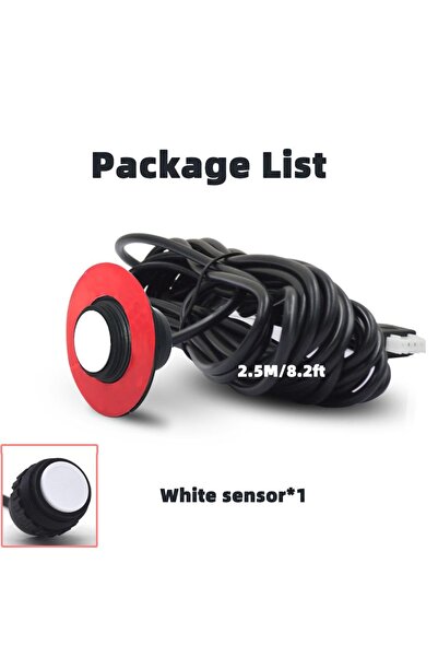 Choice3 White 16.5mm Original Embedded Flat Car Parking Sensor Parktronic Rev...