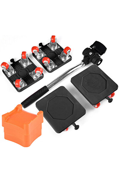 Choice black Heavy Duty Furniture Lifter Roller Handling Tool Kit 440/880LB L...