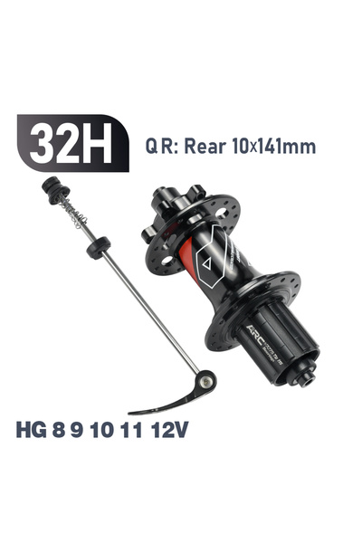 Choice 10x141 HG 32H ARC 28 فتحة محور تعزيز أمامي 15x110 خلفي 12x148 10x141 م...