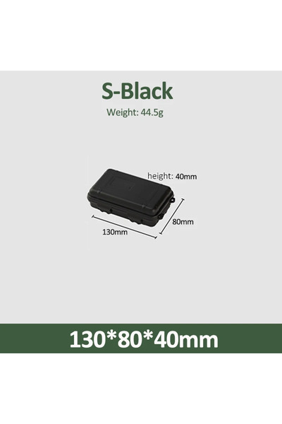 Choice S-Black EDC Tool Box Outdoor Camping Survival Kit Shockproof Waterproo...