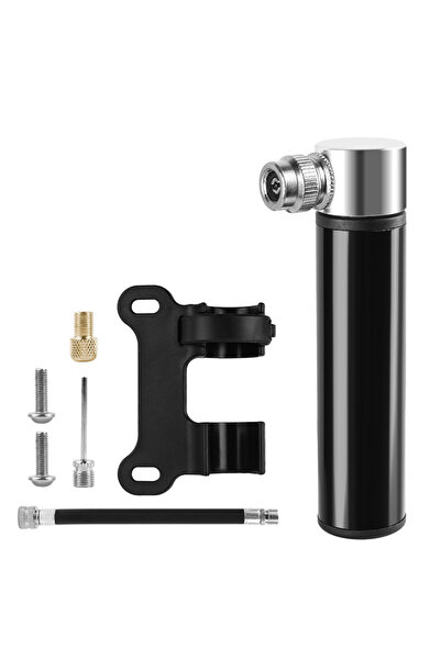 Choice1 Black Bracket Mini Bike Pump Schrader Presta Valve MTB Road Cycling P...