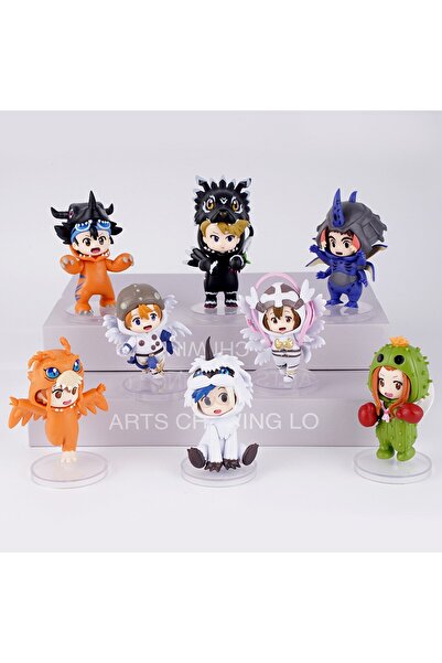 Choice3 Bandai No Box 04 8pcs/set Digital Monster Digimon Characters Taichi M...