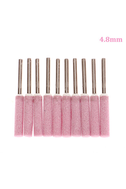 Choice1 4.8mm 10Pcs Chainsaw Sharpener Grinding Stone File 4/4.8/5.5/6mm Chai...