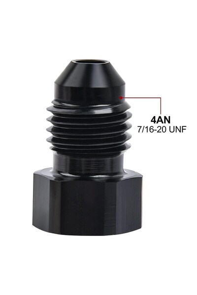 choice2 TF-AN4-ONE-BK AN4 AN6 AN8 AN10 AN12 Male Flare Blanking Plug Fitting ...