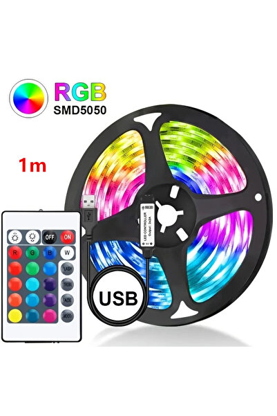 Choice8 1m 24Key Remote Smart RGB 5050 LED Wall Strip Lights Bluetooth Music ...