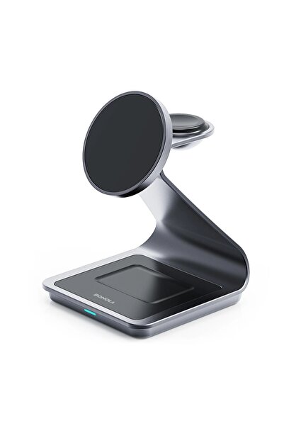 Choice B022Black Bonola 3 in 1 Charging Station for iPhone 17/16/15/14/13 Mag...