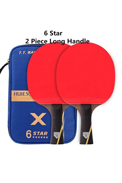 Choice 6 Star 2 Long HUIESON 6 Star 2Pcs Carbon Table Tennis Set Super Powerf...
