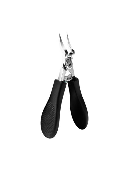 choice2 Black Nail Clippers Stainless Steel Professional Grade Concave Nail C...