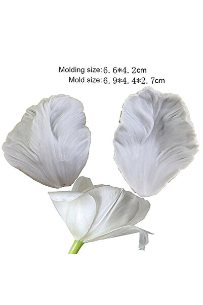 choice2 C 2Pcs Tulip Petal Silicone Mold Cake Decorating Tools Veiner Mold Gu...