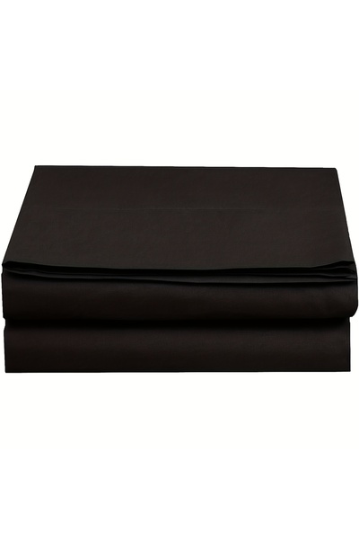 Choice 168X230CM Black Luxury Bed Sheets - Elegant Wrinkle-Free 1500 Thread C...