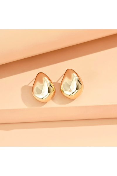 Choice gold серьги Geometric Irregular Metallic Color Earrings for Women 2024...