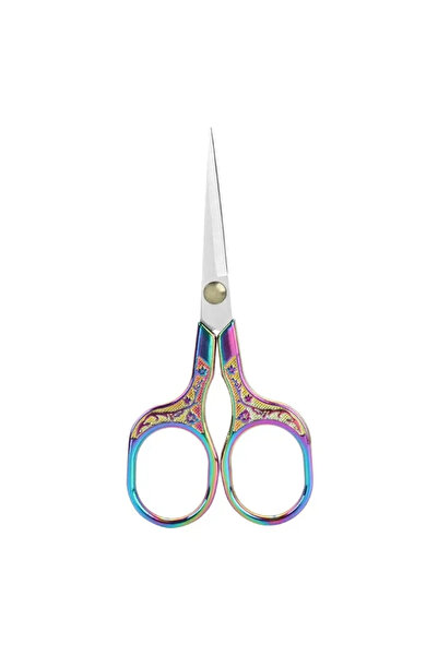 Choice 1pcs Kawaii Titanium Color Scissors Vintage Stainless Carved Cutting a...
