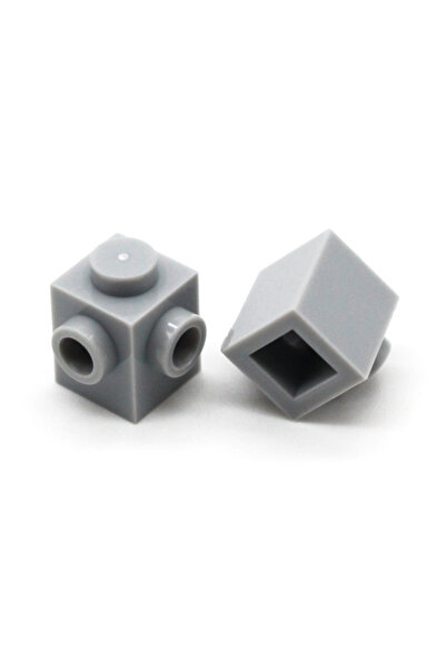 Choice light grey 30pcs 30pcs Moc 26604 Brick Modified 1x1 with Studs on 2 Si...