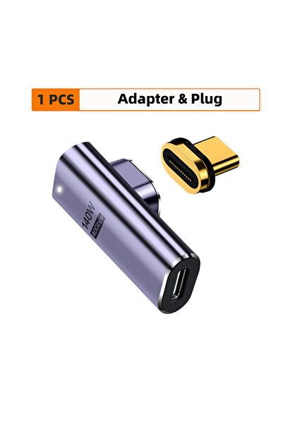 Choice7 محول موديل ZW قطعة واحدة USB4.0 Thunderbolt3 مغناطيسي USB-C إلى Type-...