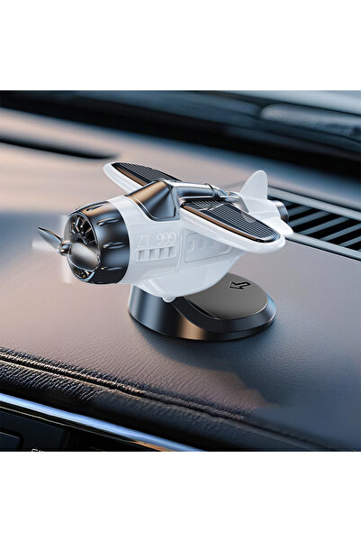 Choice1 White - Osmanthus Motor Solar Airplane Ornaments 360° Rotary Creative...