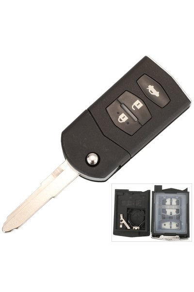 Choice1 3BTN Small Holder jingyuqin 2/3Buttons Flip Remote Car Key Fob Shell ...