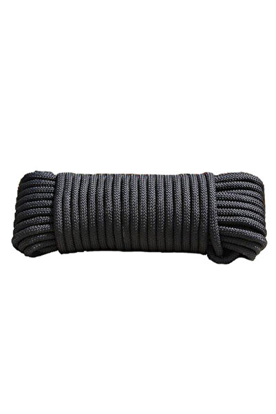 Choice Black 8mm Braided Rope, 10m Outdoor Rope, Parachute Rope, Survival Par...