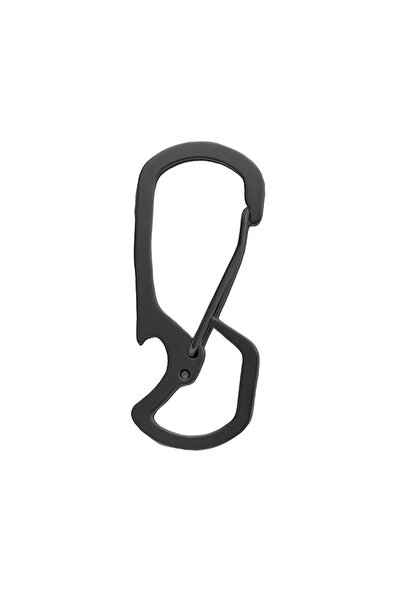 Choice Black 1pcs Multifunctional Stainless Steel Outdoor Hanging Buckle, Stu...
