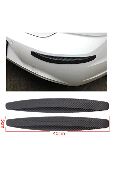 Choice black 2pcs 2pcs Car Bumper Protector Strip Guard Corner Protection Str...