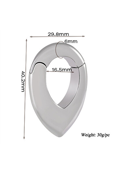 Choice Style 14-Magnetic 1PC Popular Stainless Steel Magnetic Circle Hinge He...