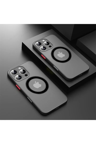 Choice38 iPhone17 Pro Black Luxury Armor Matte For Magsafe Magnetic Wireless ...