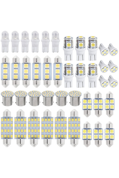 Choice 42pcs 42/20Pcs LED Car Interior Lights T10 6000K SMD LED Xenon White I...