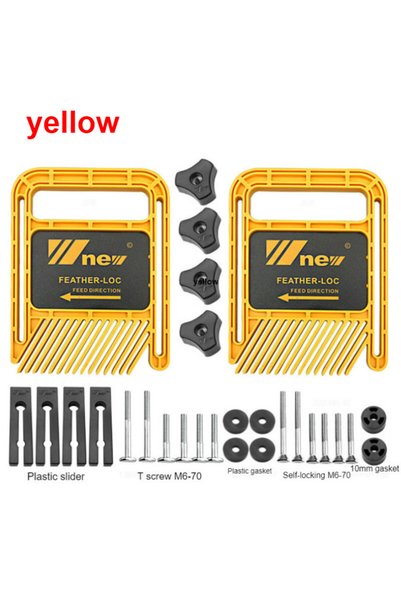 Choice4 Yellow Set A Multi-purpose Feather Loc Board Double Featherboards Mit...