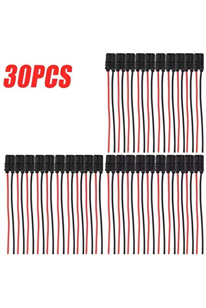 Choice6 30pcs T10 W5W 194 168 Car Lamp Holder Socket Pre Wired Pigtail Connec...