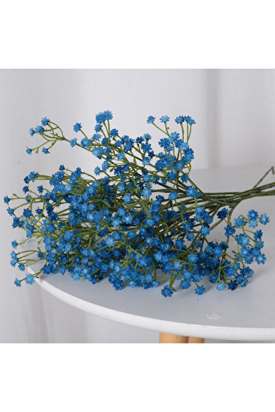 Choice4 Dark Blue 52cm Artificial Sky Stars Flowers Bouquet Blue And White Pa...