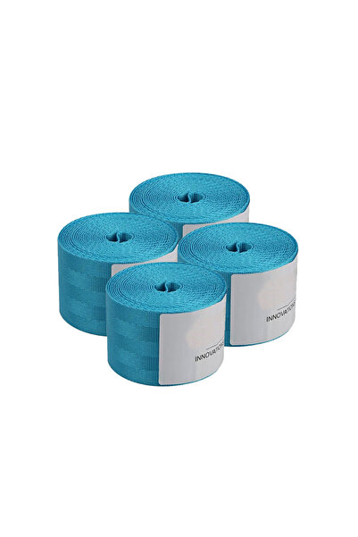 choice2 4Pcs Sky Blue 4Pcs Universal Auto 3.6M Strengthen Seat Belt Webbing F...