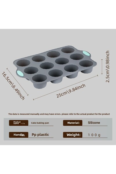 Choice7 2 High-temperature resistant silicone cake mold, chiffon cookie, toas...