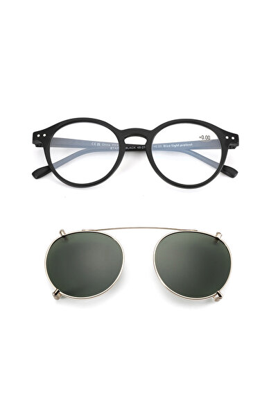 Choice8 ZENOTTIC 01BK 04 Clip ZENOTTIC Retro Style Clip on Sunglasses for Men...