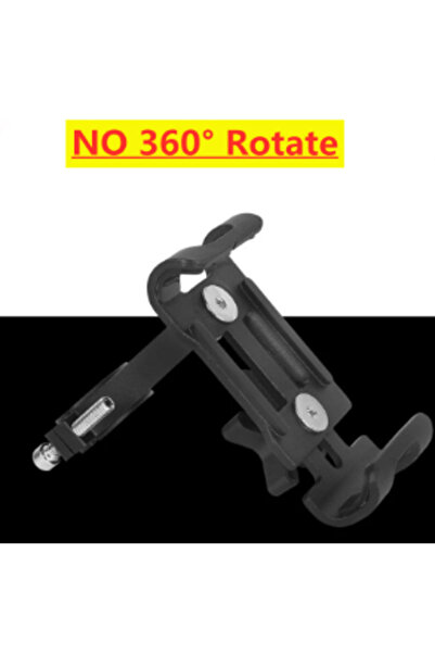 Vikefon Black No Rotation 360 Rotate Metal Motorcycle Bicycle Phone Holder Al...