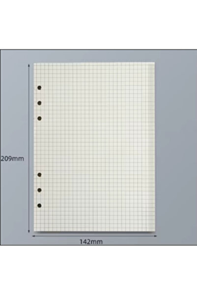Choice A5 grid0A 45 Sheets A5 A6 A7 Loose Leaf Notebook Refill Spiral Binder ...