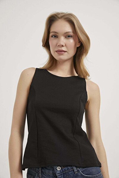 Arma Life Armalife 26654 Women's Sleeveless Bluz with Ruffled Skirt