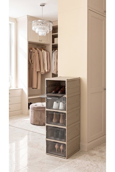 NESS HOME 4'lü Modüler Çok Amaçlı Çekmeceli Ayakkabı Düzenleyici Organizer