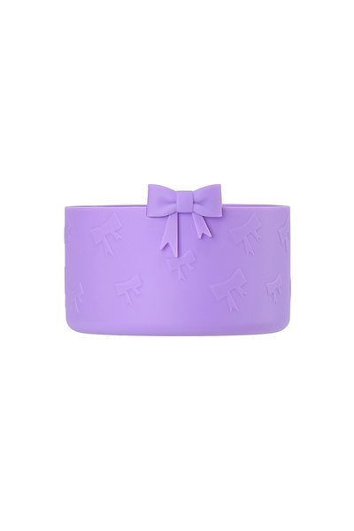 Choice HDJ-GJBT-Purple New silicone cup cover anti slip and heat-insulating c...