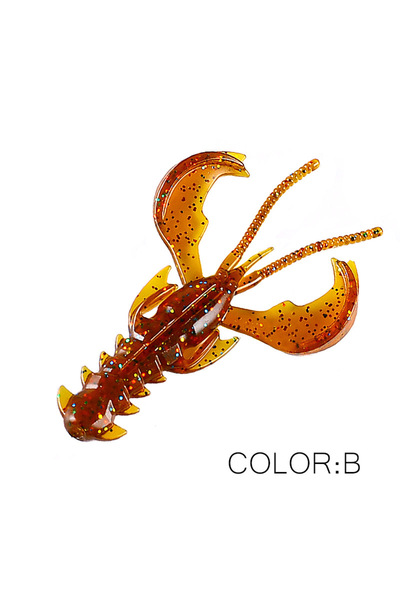 Choice 40mm 20pcs 0.9g B Supercontinent CRAZY 65mm/40mm Lobster Soft Lure Fis...
