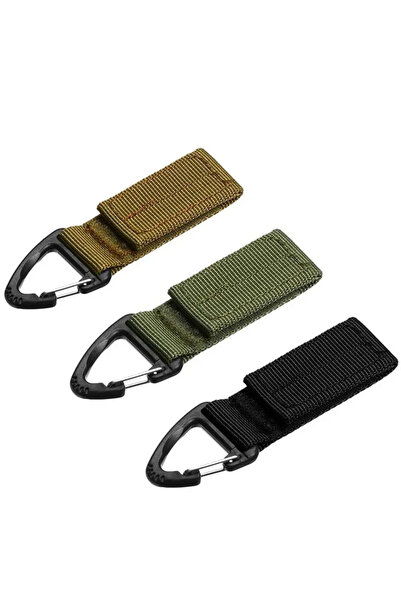 Choice mixed 3pcs 1/2/3Pcs Tactical Hanging Key Hook Clip Clamp Buckle Nylon ...