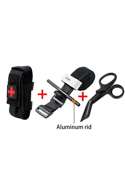 Choice7 Aluminium rod suit First Aid Kit Tourniquet Molle Survival Set Pouch ...