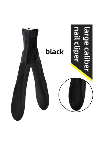 Choice3 black Professional Toenail Scissors - Extra Large Opening, Easy To Tr...