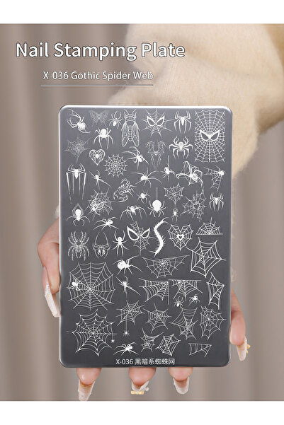 Choice26 gangban-X036 1pc Nail Stamping Plate 30 Patterns, Plaid Geometric Na...