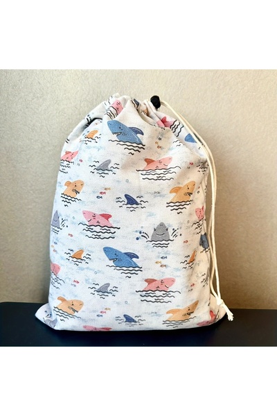 Choice white shark 1 Piece of Single-Drawstring Pouch: Portable Travel Storag...